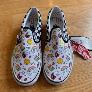 NWT Vans Classic Slip-On x FLOUR SHOP by Amirah Kassem - Men’s 7 / Women’s 8.5
